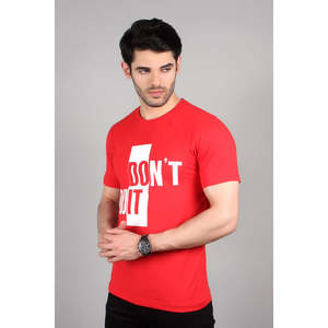 Custom logo Men's DUVER Casual Graphic Crew Neck T-Shirt 100% Cotton Jersey Oversize Loose Fit Solid Pattern <b>Printed</b> T-Shirts - Product Image 2