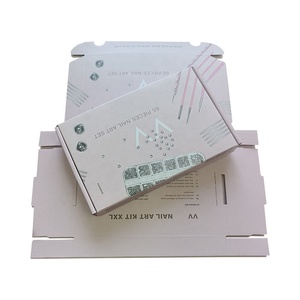 Boîte d'expédition de luxe pour kit de manucure, rose, moderne, en carton ondulé, avec impression recto-verso - Product Image 2