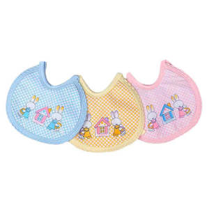 ชุดผ้ากันเปื้อนเด็กแรกเกิด 3 ชิ้น - หลายสี - Product Image 1