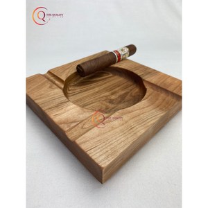 Cendrier à fumer en bois élégant personnalisé forme carrée cendrier robuste accessoires de stockage de cendres faits à la main pour Bar Restaurant - Product Image 6