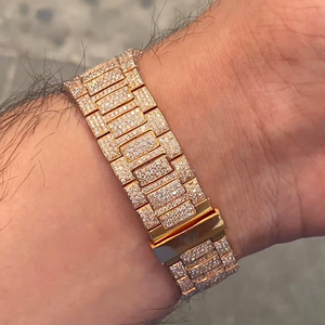 Top Quality Diamond Moissanite <b>Watch</b> on Factory Price DEF Lab Grown Diamond Iced Out <b>Watch</b> - Product Image 4