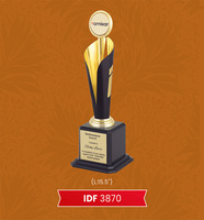 Trofeo Personalizado Ecológico de Metal y Madera con Logotipo Personalizado, Impresión Tipográfica para Premios Deportivos, Partidos de Fútbol, Regalos para Ferias Comerciales