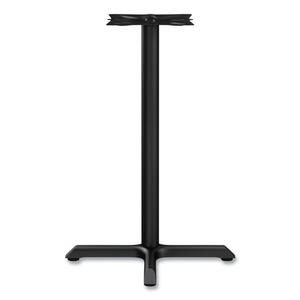 Alera ALETBH423B Base de mesa de acero de una sola columna de la serie Hospitality, 27,5 pulgadas. X 40.38 Pulgadas 300 Libras Capacidad Negra - Product Image 2