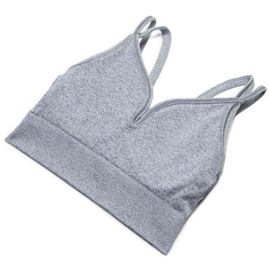 Soutien-gorge de sport pour femme, haute qualité, nouveau design, respirant, sexy, personnalisable, col halter, pour gym, fitness et yoga, meilleur prix - Product Image 2