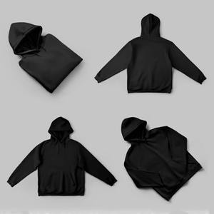 Sweatshirts à capuche en coton unisexe, confortables, élégants, avec fermeture éclair, pour hommes et femmes - Product Image 4