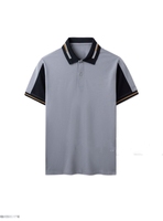 100% coton pour Polo T-Shirt couleur unie Anti-rides respirant à manches courtes cheval Jersey surdimensionné travail TEE Shirt