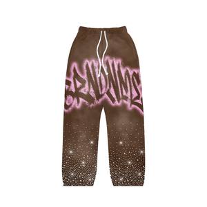 Survêtements deux pièces chauds à capuche pour hommes pour l'hiver avec logo de marque personnalisé conception lourde couleur néon grande taille écologique - Product Image 6