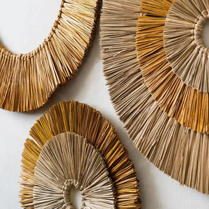 Décoration murale en jonc de mer, tenture murale, décoration d'intérieur, accessoires de décoration d'intérieur très esthétiques, vente en gros. - Product Image 2