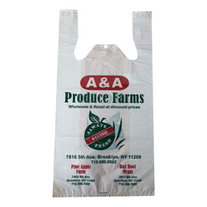 Gilet en plastique T-Shirt Sacs à provisions pour Shopping Promotion Cadeau Épicerie Supermarché Publicité - Product Image 1