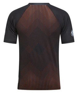 Quick-Dry Digital Print Rash Guard for Adults <b>Surfing</b> Rash Guard Top Basic UPF 50+ Short Sleeve Rashguard - Product Image 2