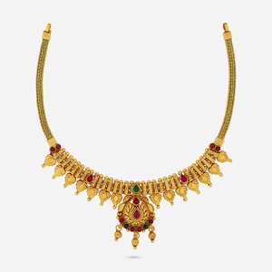Collier authentique en argent de style temple - Bijoux d'inspiration culturelle - Product Image 1