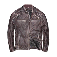 Chaqueta de Cuero para Hombre, Diseño Personalizado, Alta Calidad, a la Moda, Sólida, Resistente al Viento, con Características Antibacterianas, Acolchada