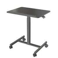 Table de présentation inclinable réglable en hauteur, pupitre mobile avec roulettes verrouillables pour bureau et école