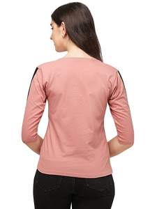 T-shirt écologique pour femme avec imprimé brodé - Product Image 3