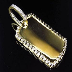 Mode élégant S925 argent avec Moissanite diamant accentué mémoire pendentif collier bijoux personnalisés vêtements de tous les jours pour hommes femmes - Product Image 1