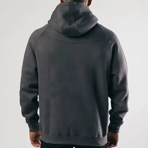 เสื้อฮู้ดดี้โอเวอร์ไซส์ผ้าฟลีซเนื้อนุ่มพิเศษ 100% ผ้าฝ้าย/ผ้าฝ้ายผสมโพลีเอสเตอร์ ไม่เป็นขุย สำหรับผู้ชาย ฤดูหนาว น้ำหนัก 380 กรัม แบบซับลิเมชั่น - Product Image 4