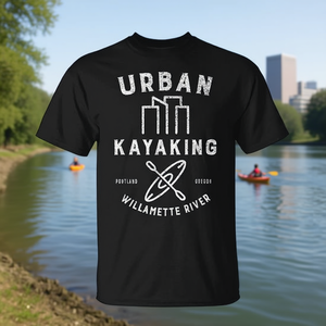 Camiseta Urban Kayaking Willamette River Portland Oregon - Product Image 3
