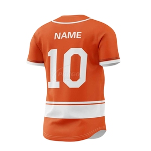 เสื้อเบสบอลผู้ชายดีไซน์ล่าสุดปี 2025 |   ชุดทีมพิมพ์ลาย ผ้าโพลีเอสเตอร์ 100% ระบายอากาศได้ดี แห้งเร็ว ขายส่ง บริการ OEM - Product Image 5