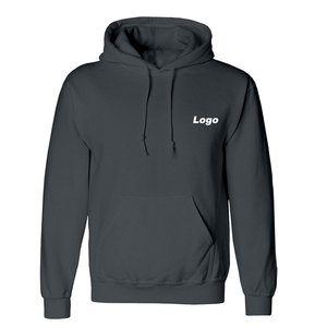 Sudadera con capucha de lana de algodón 100% de alta calidad para hombre, venta al por mayor, algodón básico con capucha de gran tamaño mezclado con logotipo personalizable - Product Image 4