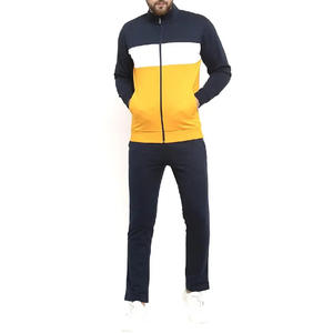 Jersey informal para hombre, chándales ligeros de lana con cremallera, conjuntos deportivos de invierno, logotipo personalizable, MOQ bajo, venta al por mayor - Product Image 5