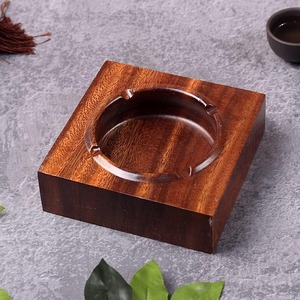 Natural wooden ashtray <b>cigar</b> <b>accessories</b> for smoker gift sets hardwood <b>cigar</b> holder ashtrays - Product Image 6