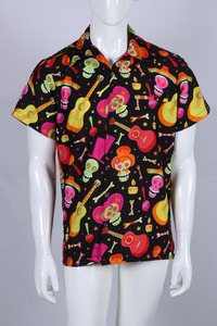 Olyester-Camisetas estampadas de poliéster para hombre, camisa de manga corta con estampado - Product Image 3