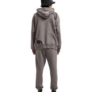 High quality <b>Top</b> Stylish Look Best Selling <b>Men</b> Distressed Hoodies <b>Long</b> <b>Sleeve</b> <b>Thermal</b> High Quality <b>Men</b> custom hoodies Oversized - Product Image 2