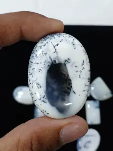 Opala de Dendrita Natural de Qualidade Superior Cabochão de Pedras preciosas para Fornecedor por atacado de joias Opala de Pedras preciosas soltas