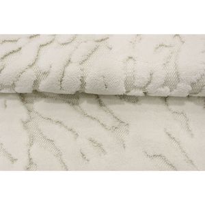 Alfombra de baño y ducha Coral 70x120cm, de algodón plateado teñido con hilo jacquard, diseño abstracto, producción personalizada - Hecho en Turquía - Product Image 2