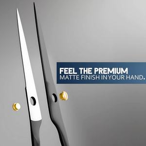 Tijeras de Peluquería para Diestros con Punta de Acero Inoxidable Afilada y Mangos de Acero - Product Image 4