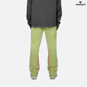 2025 Top Trending Personalización Logo Jogging Alta calidad Aire libre Moda Impresión digital Pantalones Acampanados para hombres - Product Image 3