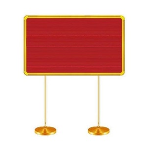 Support de bienvenue moderne en acier inoxydable finition argentée pour décoration d'hôtel, de mariage ou de fête - Autocollant pour usage extérieur - Product Image 2