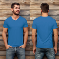 T-shirt décontracté pour homme à manches courtes en coton 100% avec logo personnalisé imprimé en relief, taille plus grande, séchage rapide, respectueux de l'environnement