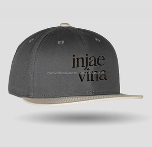 Casquette Snapback 5 Panneaux Non Structurée Personnalisée avec Logo Brodé OEM en Gros, Ajustable pour l'Extérieur et le Streetwear, avec Cordon - Product Image 1