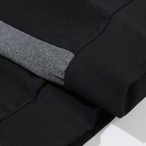 Vêtements de sport pour hommes Ensemble deux pièces avec fermeture éclair et pantalon de couleur unie Ensemble de jogging de sport pour hommes Ensembles 2 pièces de vêtements de sport - Product Image 6