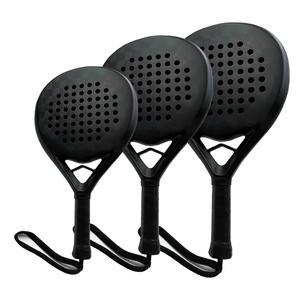 Paleta De fibra De carbono en forma De Diamante de diseño personalizado FCT 3K/12K/18K Raqueta De Padel con núcleo De EVA portátil 38mm - Product Image 2