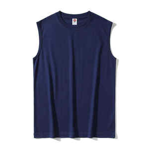 เสื้อกล้ามผู้ชายไซส์ใหญ่พิเศษ ระบายอากาศได้ดี ผลิตจากผ้าโพลีเอสเตอร์/คอตตอน  เหมาะสำหรับออกกำลังกายและสวมใส่ลำลอง - Product Image 2