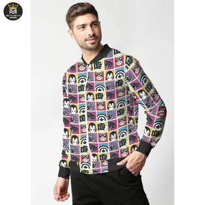 Fabricant pakistanais, blouson d'aviateur à la mode en vrac en satin de soie, veste patchwork personnalisée de créateurs de baseball pour hommes - Product Image 2