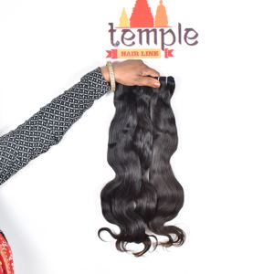 Extensiones de cabello humano vietnamita para mujer, extensiones de cabello humano ondulado de color natural, pelo de color natural, color negro, color de seda cruda, 100% al por mayor - Product Image 3