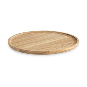 Bandeja giratoria Lazy Susan de madera de acacia sin terminar, decoraciones para encimeras de cocina, cajas de almacenamiento giratorias, contenedores para botellas, tarros - Product Image 3