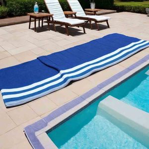 Grande serviette de piscine et de plage en microfibre douce surdimensionnée à séchage rapide, légère et sans sable, pour voyage, gym, spa - Product Image 5