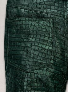 กางเกงหนังขายาวปกติคุณภาพสูงสำหรับ100% กางเกงหนังทำจากผ้าแห้งเร็วคุณภาพสูง - Product Image 4