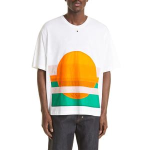 Camiseta de gran tamaño para hombre, camisa de cuello redondo de talla grande, ligera, OEM, envío rápido, venta al por mayor - Product Image 1