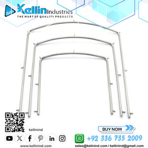 Ensemble manuel de 3 cadres de barrage en caoutchouc en acier inoxydable (petites, moyennes et grandes tailles) pour usage dentaire - Product Image 6