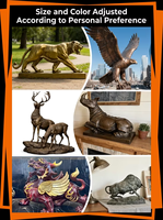 Une paire de statues de lévriers en bronze, sculptures de whippets en bronze antique, figurines de chiens en métal réalistes