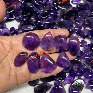 AAA พลอยอเมทิสต์สีม่วงธรรมชาติพลอยหลวมผสมรูปร่างที่ดีเยี่ยมเครื่องประดับบราซิลทำหินอัญมณี fijan บุคคลที่สาม - Product Image 4