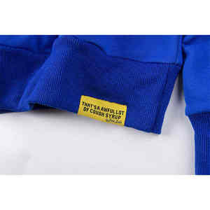 Nouveauté, streetwear d'hiver, coton lourd de haute qualité, 400 grammes, lavé, bleu, surdimensionné, brodé, respirant, pour homme - Product Image 4