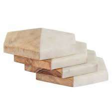 ที่รองแก้วไม้ไผ่โบราณพร้อมดีไซน์ตามสั่งถาดรองแก้วทำจากไม้หินอ่อนหินสำหรับเครื่องดื่ม - Product Image 4