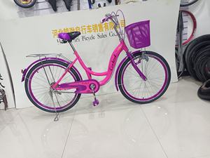 2025 adulte violet cadre en acier classique vélo de ville 26 pouces vélo femme à vitesse unique avec livraison rapide - Product Image 5