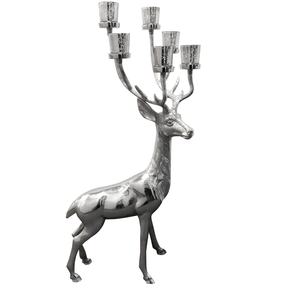 Luxueux fait à la main en aluminium bois de cerf bougeoir noël mariage salle à manger pièce maîtresse éclairage élégant pour décorer le métal - Product Image 5